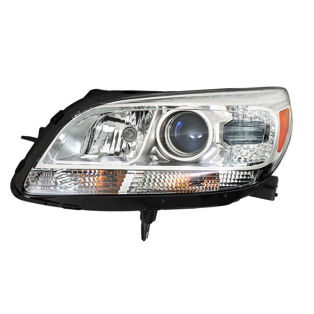 Left Headlight For 2013-2015 Chevy Malibu Projector Halogen Clear Lens