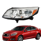 Left Headlight For 2013-2015 Chevy Malibu Projector Halogen Clear Lens