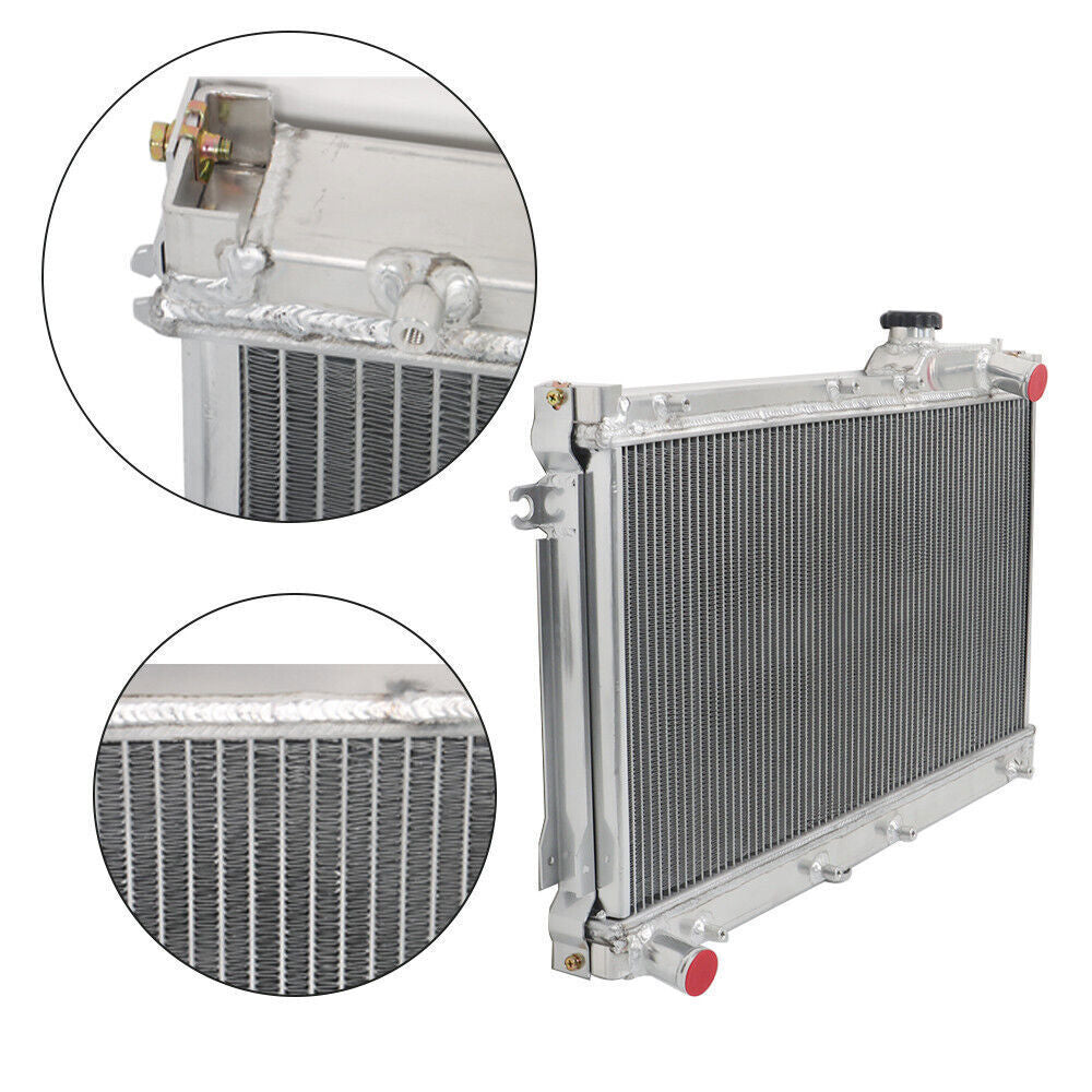 2 Row Aluminum Radiator for 1990 91 92 93 94 95 96 1997 Mazda Miata MX5
