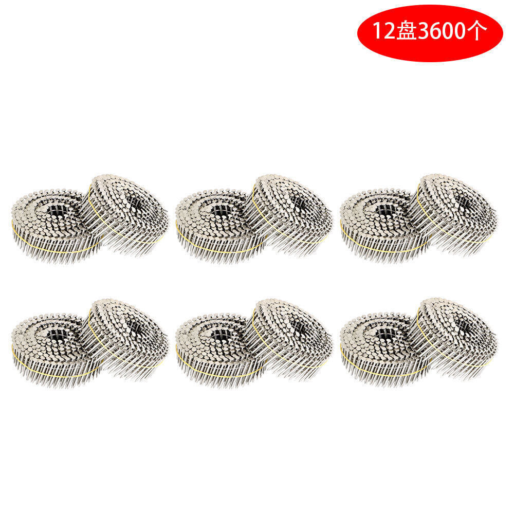 New 15 Degree Wire Coil 1-1/2 Inch Stainless Steel Siding Nails 3600 Pieces