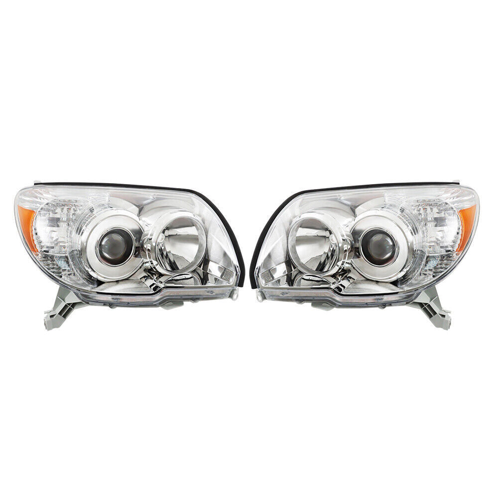 Left+Right Side Headlight For 2006-2009 Toyota 4Runner Projector Halogen