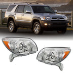 Left+Right Side Headlight For 2006-2009 Toyota 4Runner Projector Halogen