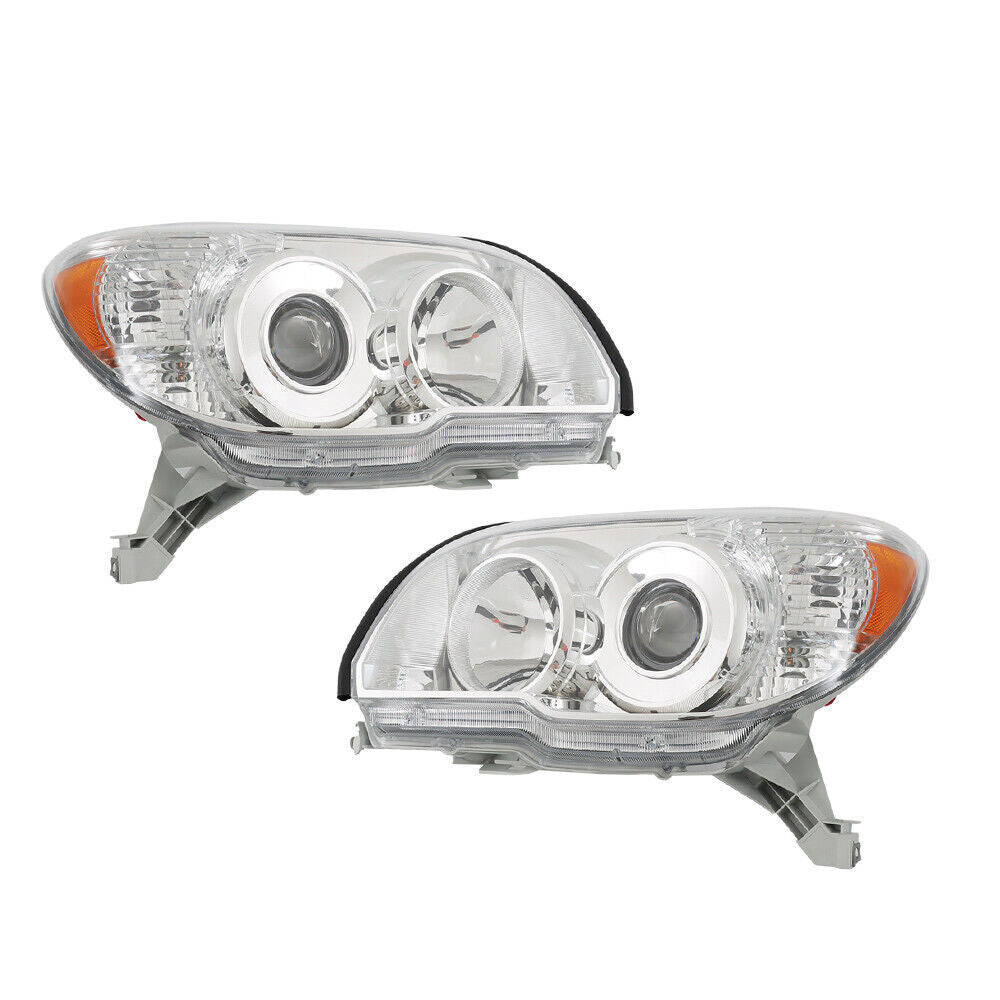 Left+Right Side Headlight For 2006-2009 Toyota 4Runner Projector Halogen