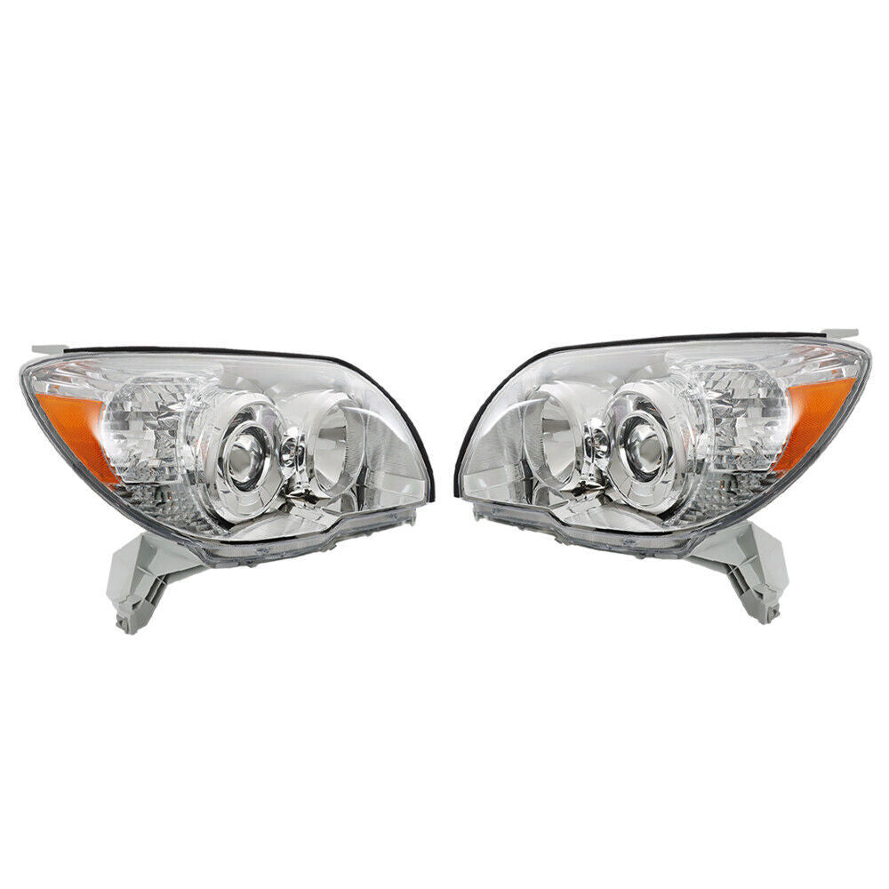 Left+Right Side Headlight For 2006-2009 Toyota 4Runner Projector Halogen