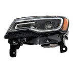 Left Headlight For 2014-15 Jeep Grand Cherokee SRT HID Black Driver Side