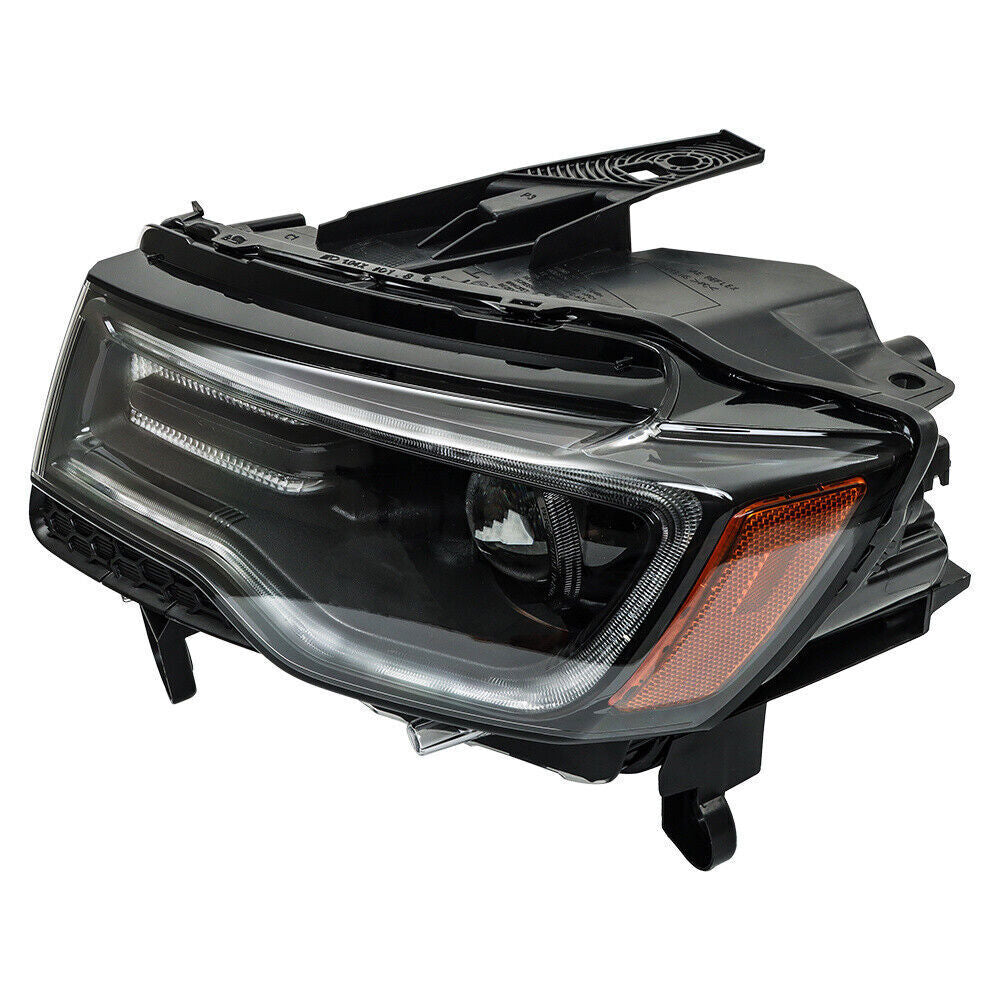 Left Headlight For 2014-15 Jeep Grand Cherokee SRT HID Black Driver Side