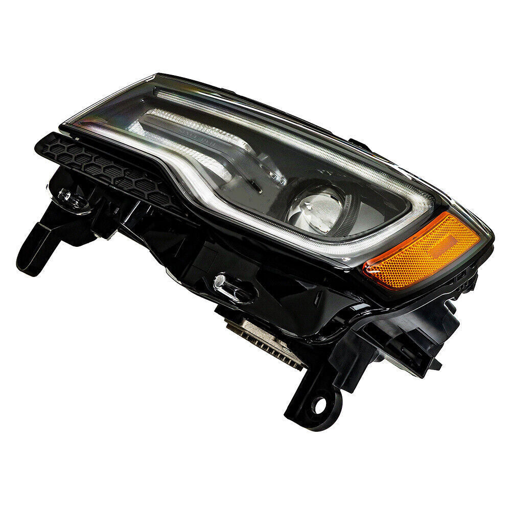 Left Headlight For 2014-15 Jeep Grand Cherokee SRT HID Black Driver Side