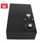 Black 17 Gallon /64L Fuel Cell Gas Tank w/ Cap & Level Sender Street Rod