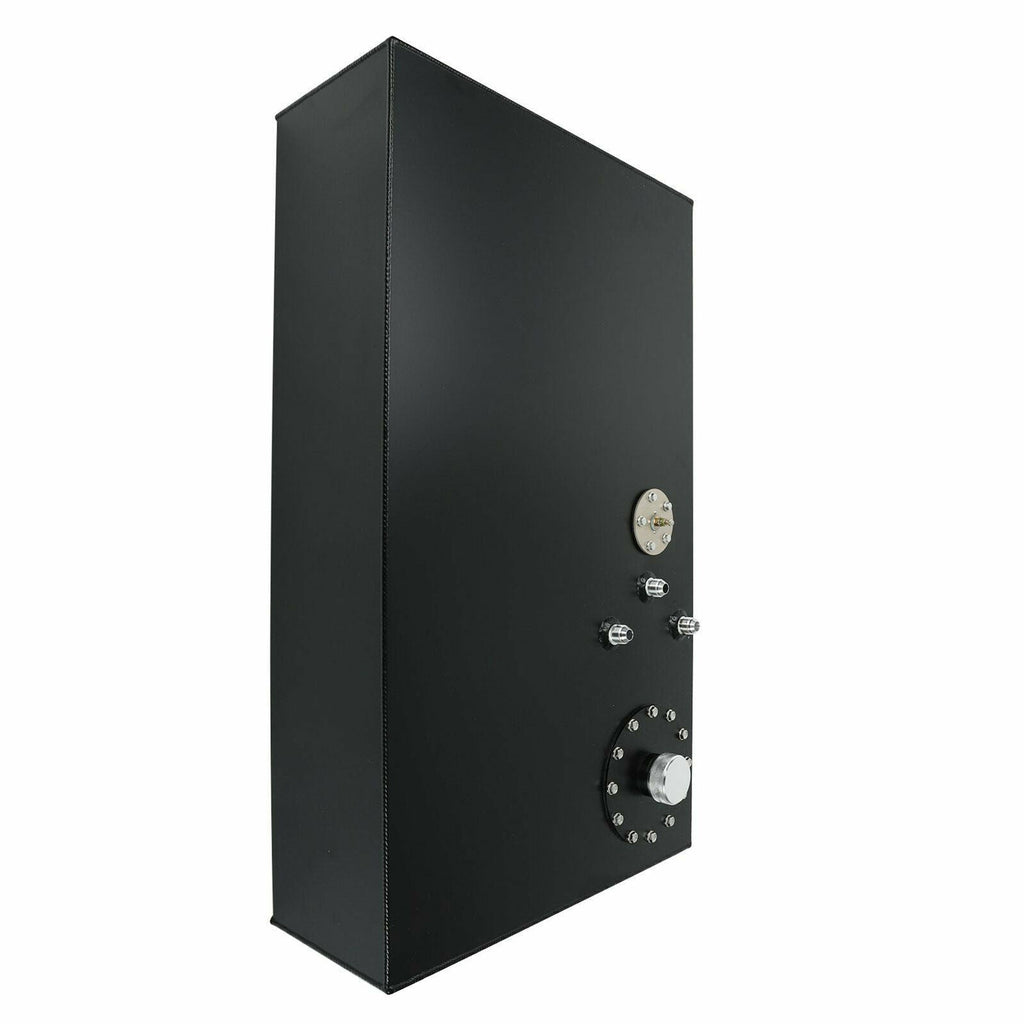 Black 17 Gallon /64L Fuel Cell Gas Tank w/ Cap & Level Sender Street Rod