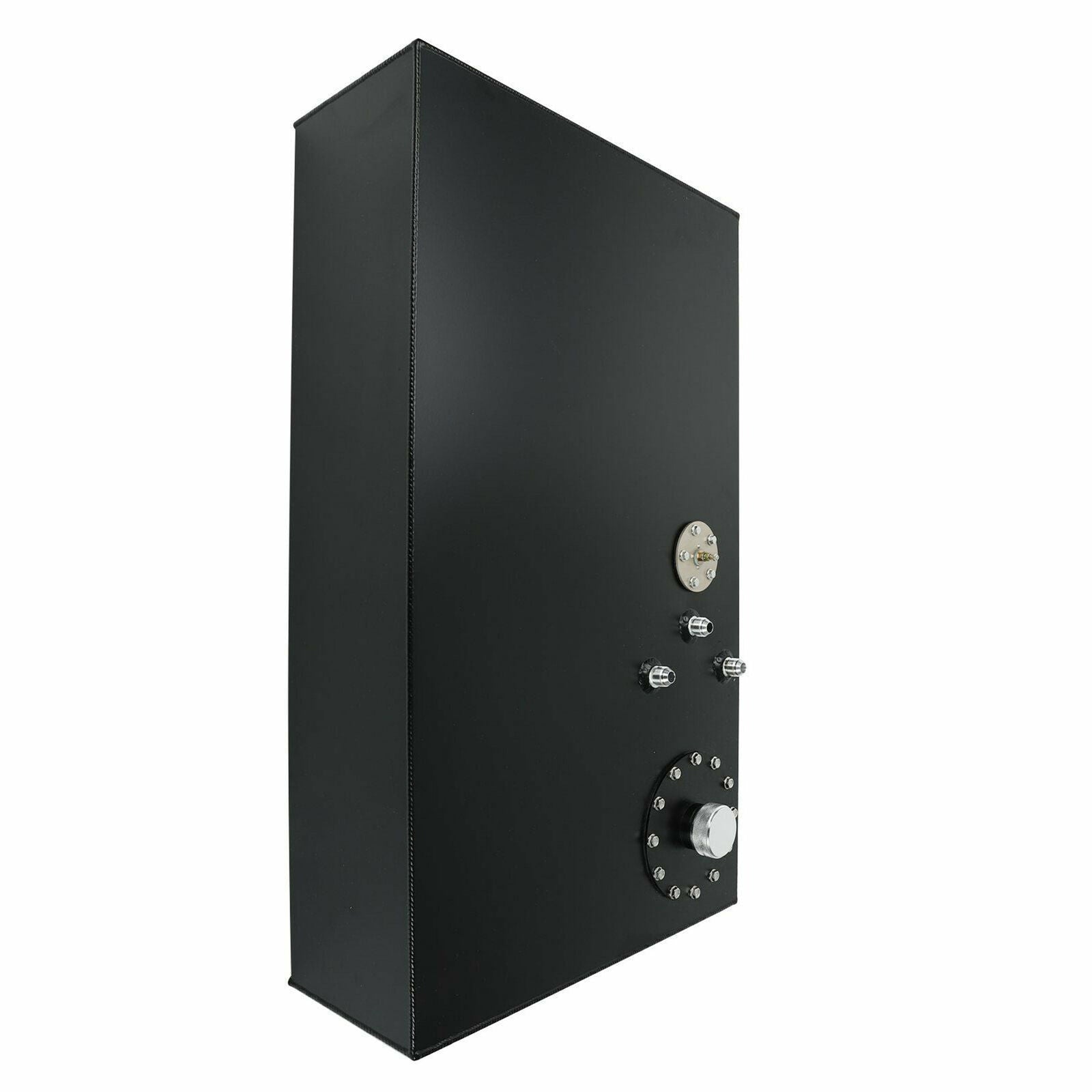 Black 17 Gallon /64L Fuel Cell Gas Tank w/ Cap & Level Sender Street Rod