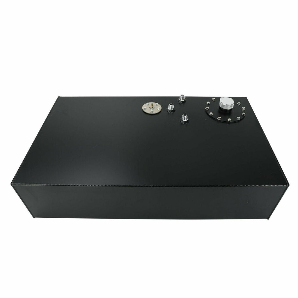 Black 17 Gallon /64L Fuel Cell Gas Tank w/ Cap & Level Sender Street Rod