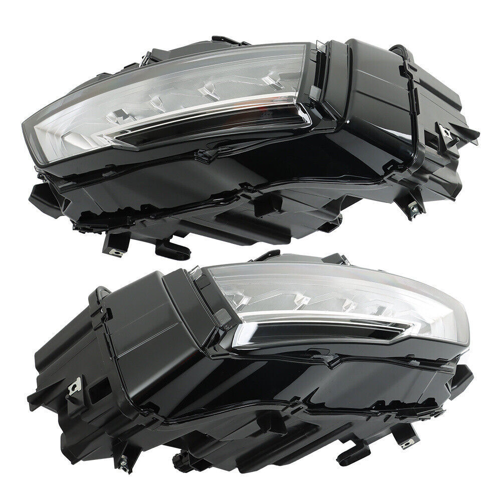 Left+Right LED Headlamp Headlight For 2021-2023 Nissan Rogue SL/SV Black