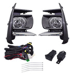 Fog Light Kit For 2018-2019 Toyota Sienna Switch Bulbs Bezel Wire Gray