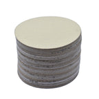 100 Pack 6" Disc Hook Loop Pads Sanding Disc Flocking 120 Grit NO-Hole