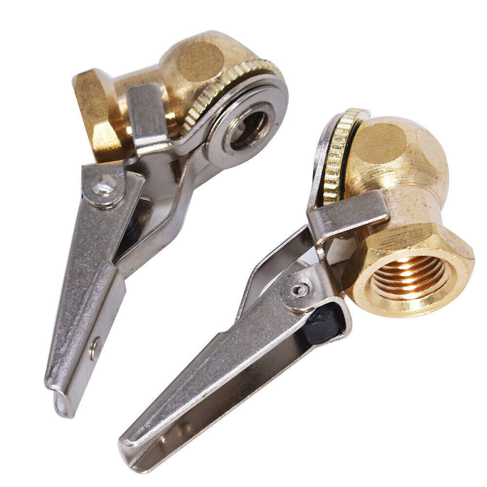 2* Brass Lock On Tire Inflator Locking Air Chuck Air Hose Attachment NPT