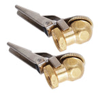 2* Brass Lock On Tire Inflator Locking Air Chuck Air Hose Attachment NPT