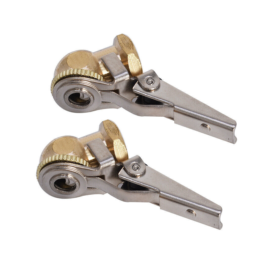 2* Brass Lock On Tire Inflator Locking Air Chuck Air Hose Attachment NPT
