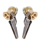 2* Brass Lock On Tire Inflator Locking Air Chuck Air Hose Attachment NPT