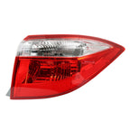 Right Side Tail Light Lamp Outer For 2014-2016 Toyota Corolla Red Clear