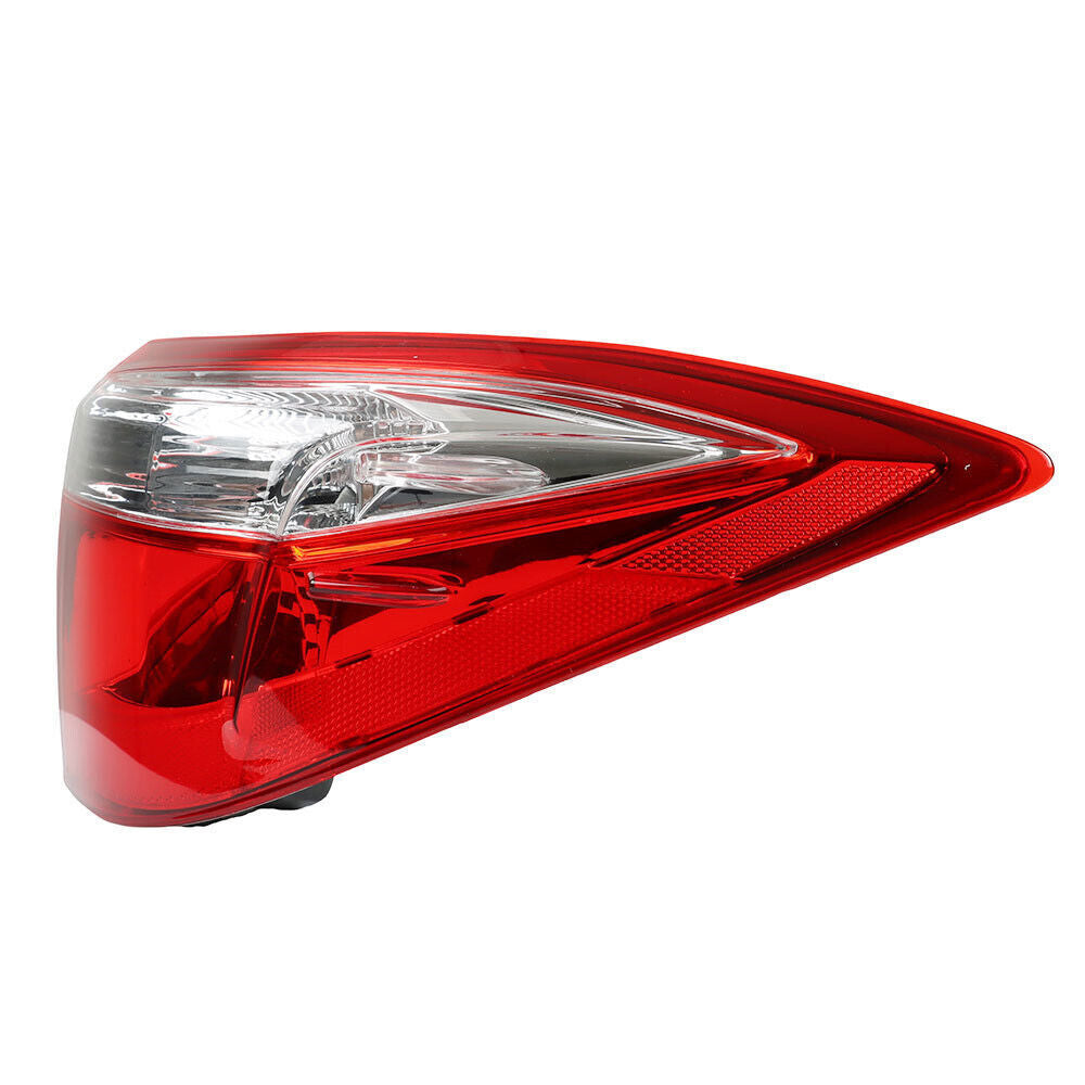 Right Side Tail Light Lamp Outer For 2014-2016 Toyota Corolla Red Clear