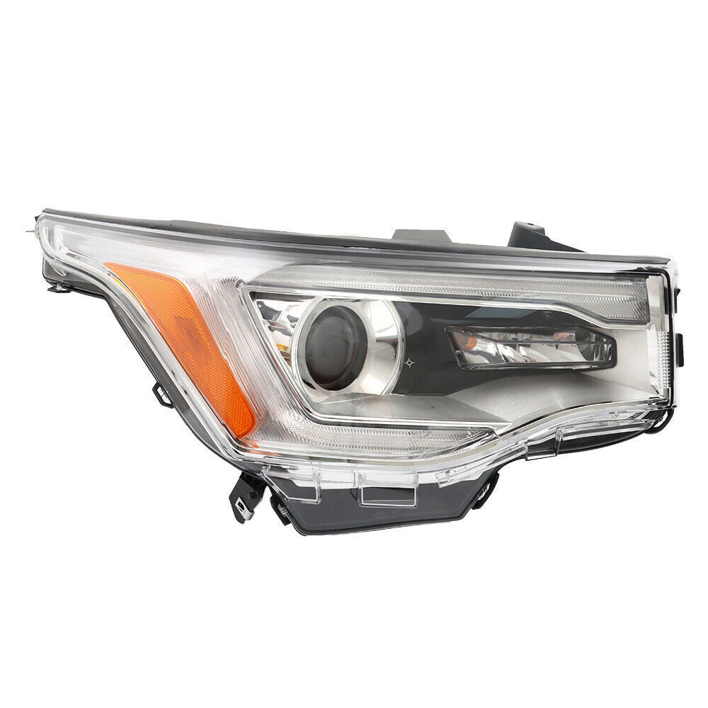 Right Headlight For 2017-19 GMC Acadia SL Halogen w/o DRL Chrome Housing