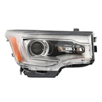 Right Headlight For 2017-19 GMC Acadia SL Halogen w/o DRL Chrome Housing