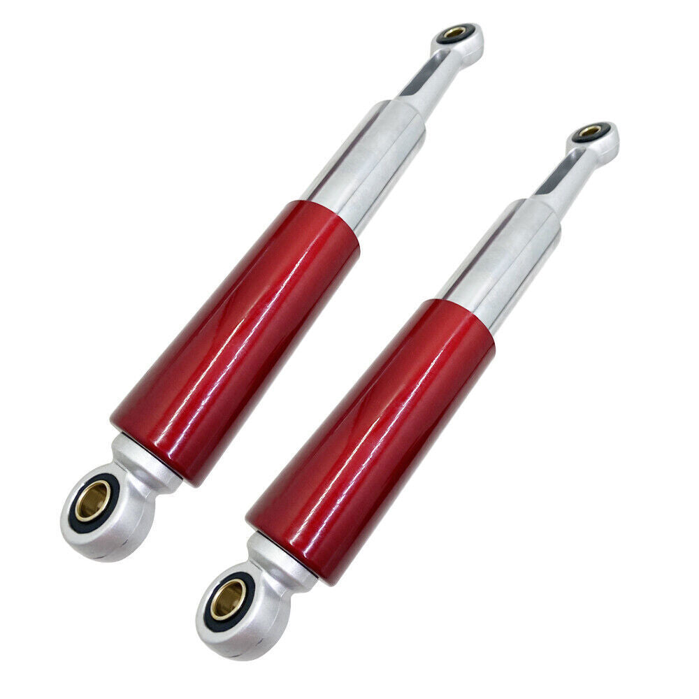 2× Red&Chrome 13.5" Rear Shocks For Honda CL/CT70 XL75 CL/CT/CM/S90 CM91 CT110