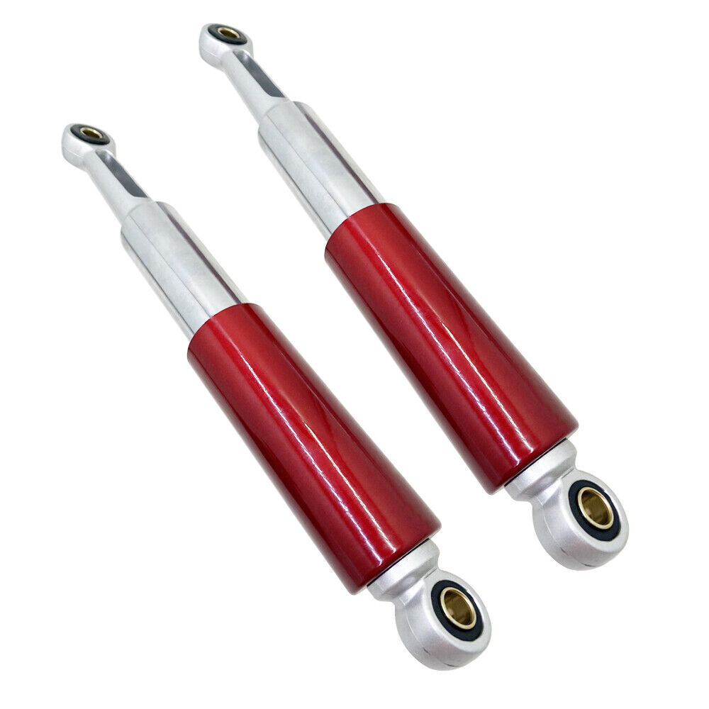 2× Red&Chrome 13.5" Rear Shocks For Honda CL/CT70 XL75 CL/CT/CM/S90 CM91 CT110