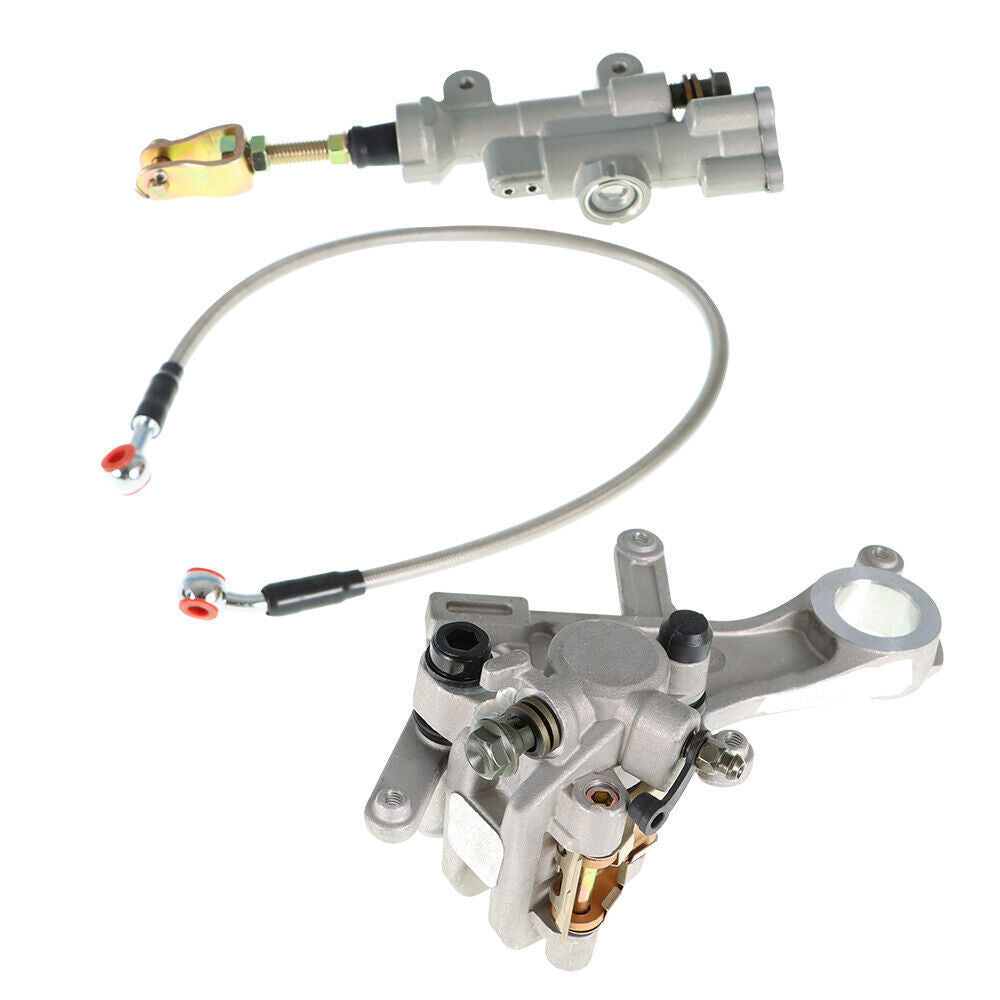 Fit For Honda CRF250R 2004-2020 Rear Brake Master Cylinder & Brake Caliper & Hose