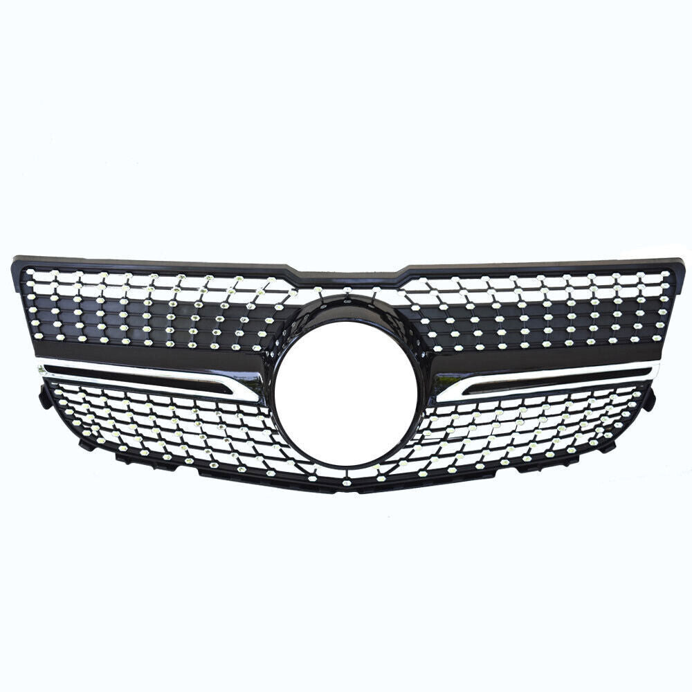Front Grille Diamond For Mercedes Benz GLK X204 GLK250 GLK350 2013-2015