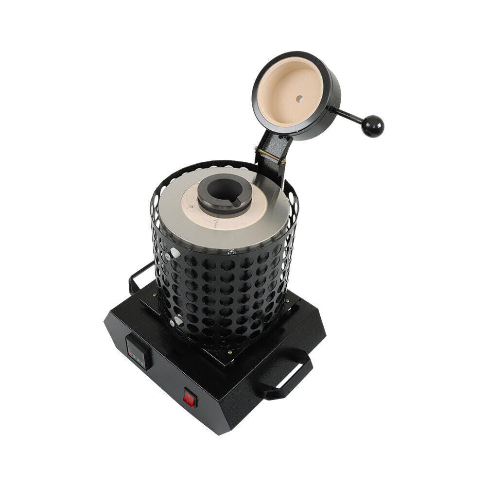 Electric Furnace Melting 1+3KG For Metals Gold Silver Copper Digital Smelting