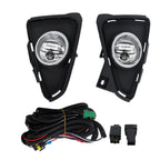 Front Bumper Fog Lights Lamp For 2016-2018 Toyota RAV4+Switch+Wiring Kit