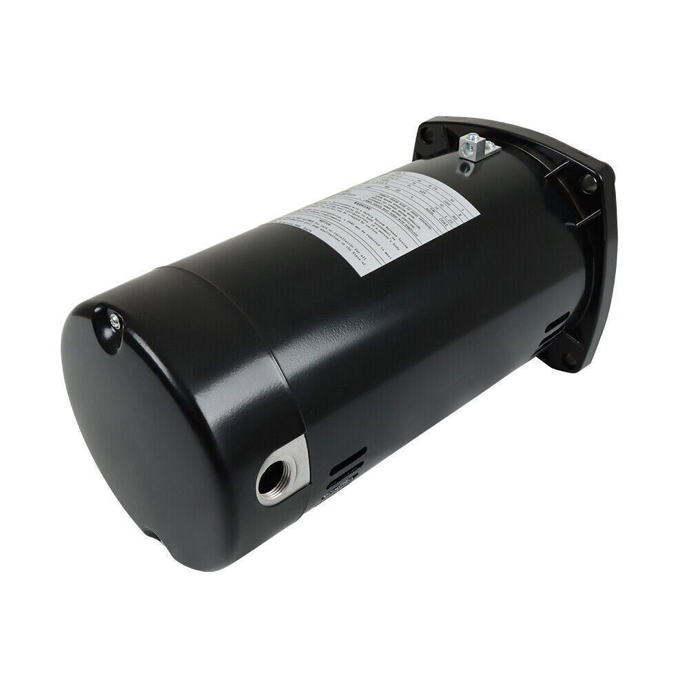 USQ1102 Pool Motor 1HP 3450RPM 48Y Frame Square Flange Pool Pump Motor 115/230V
