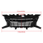 Front Upper Grille For 15-20 Chevrolet Colorado 84408363 W/Chrome Trim
