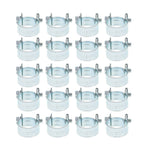 20 Pcs 3/8" Hose Clamp (14mm-16mm) Fuel Injection Gas Line Hose Clamps Clip