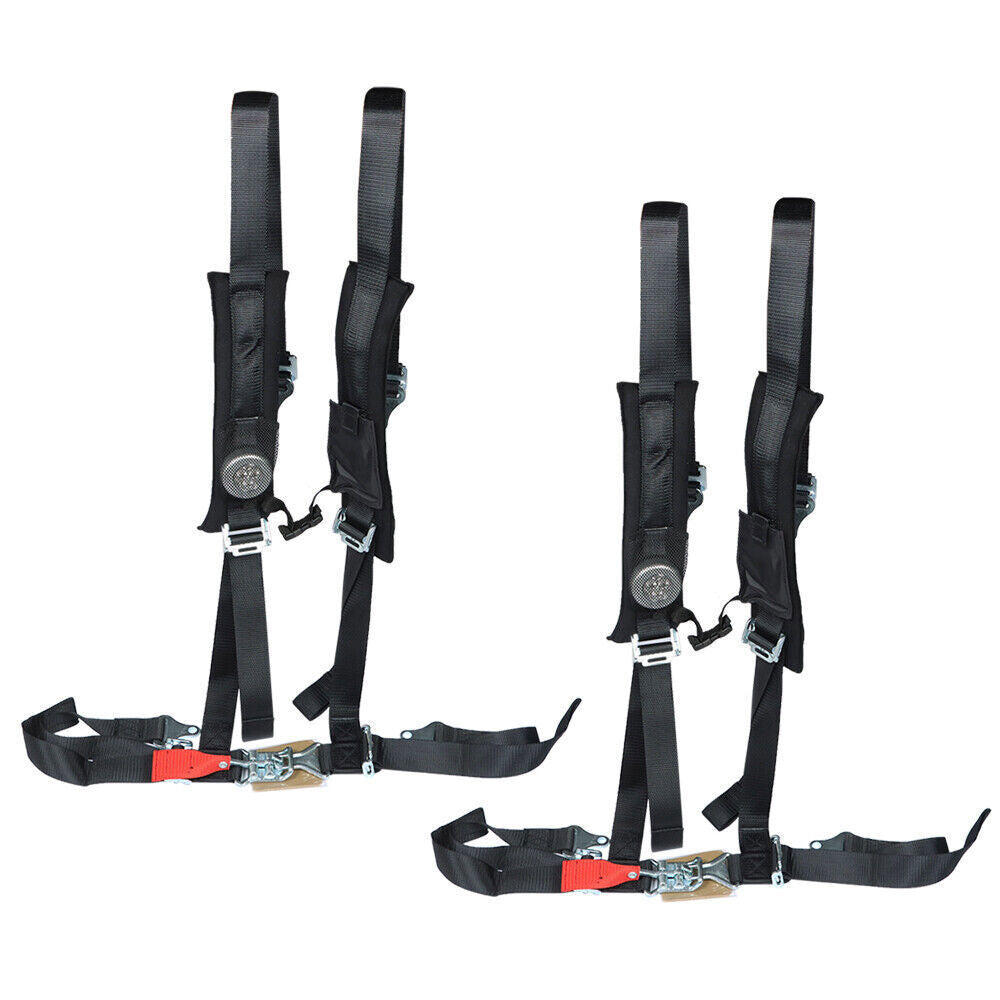 2 Pack 4 Point Harness 2" Polaris RZR Can-Am Maverick 900 1000 Turbo S XP 4