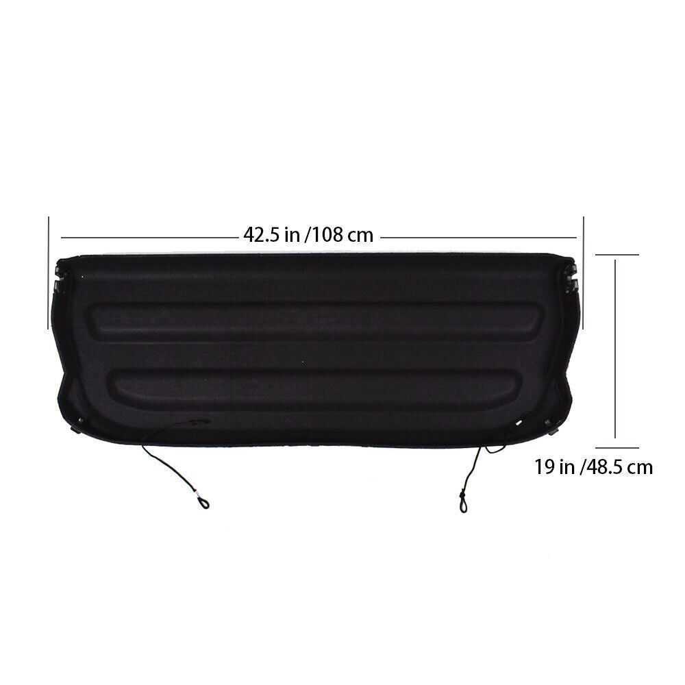Cargo Cover Shield Shade Privacy Tonneau For 15-19 Honda Non-Retractable