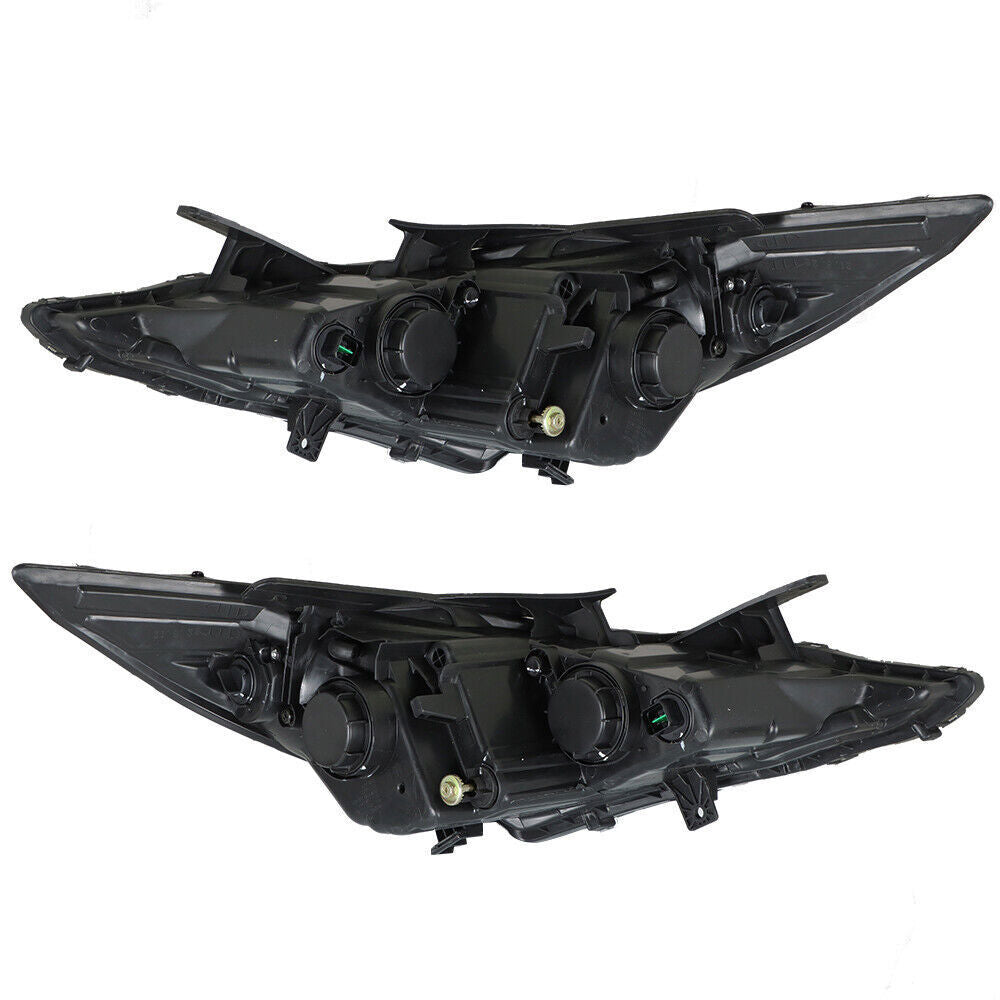 Right+Left Headlights For 2011-14 Sonata Amber Corner Halogen Clear Lens