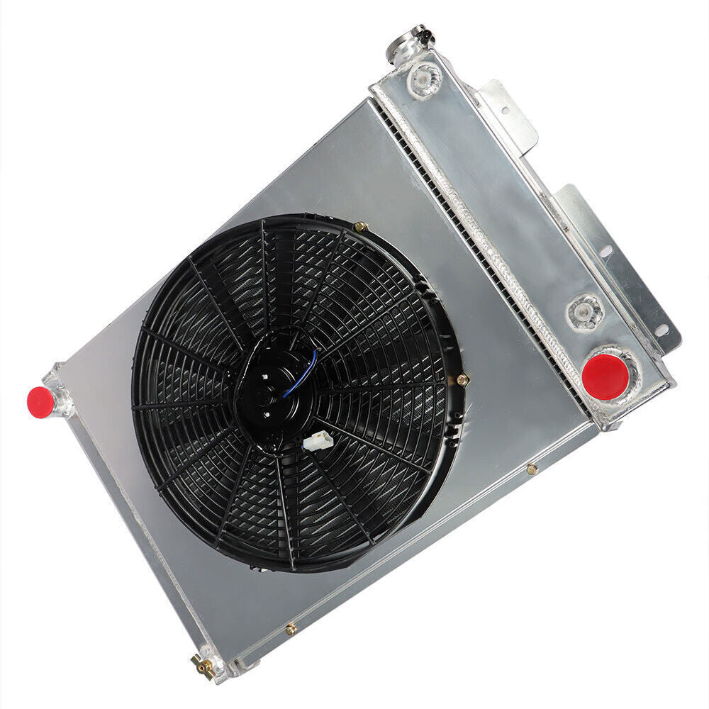 3-Row Aluminum Radiator Shroud Fan For 1967-1969 Chevy Camaro Firebird