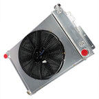 3-Row Aluminum Radiator Shroud Fan For 1967-1969 Chevy Camaro Firebird