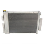 3-Row Aluminum Radiator Shroud Fan For 1967-1969 Chevy Camaro Firebird