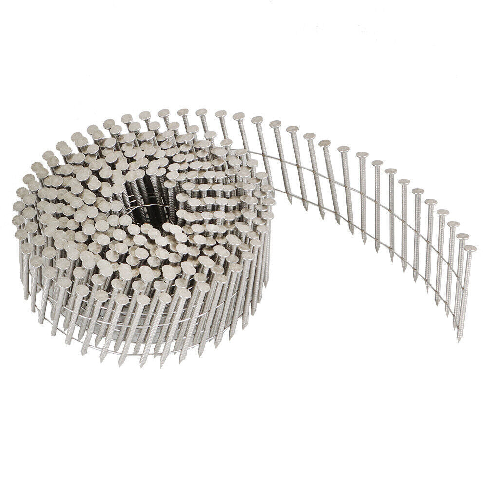 1-3/4” ×.09” Ring Shank Stainless Steel Siding Nails 3600Pcs 15 Degree Wire Coil
