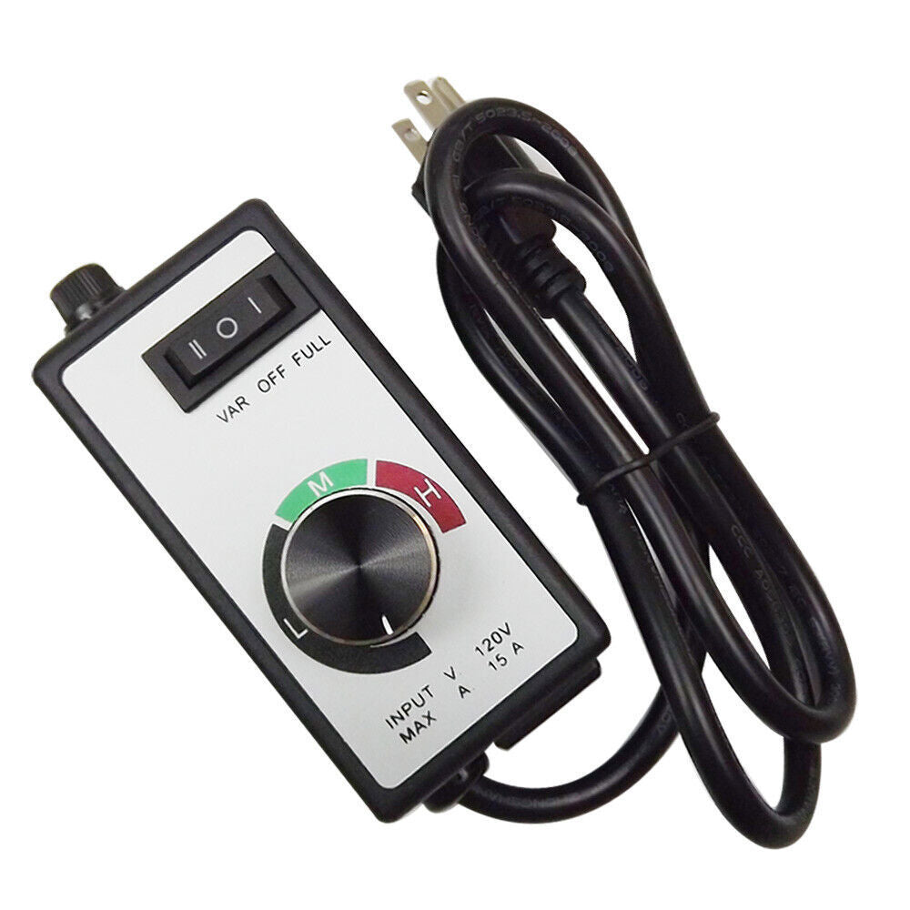 For Router Fan Variable Speed Controller Electric Motor Rheostat AC 120V US