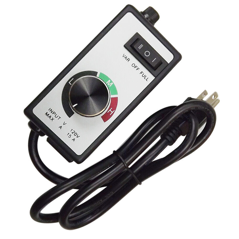 For Router Fan Variable Speed Controller Electric Motor Rheostat AC 120V US