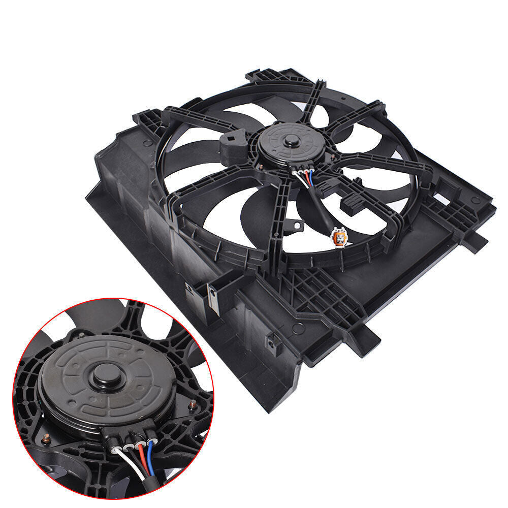 Radiator And Condenser Fan For 2013-2018 Nissan Sentra 1.6l 1.8l L4