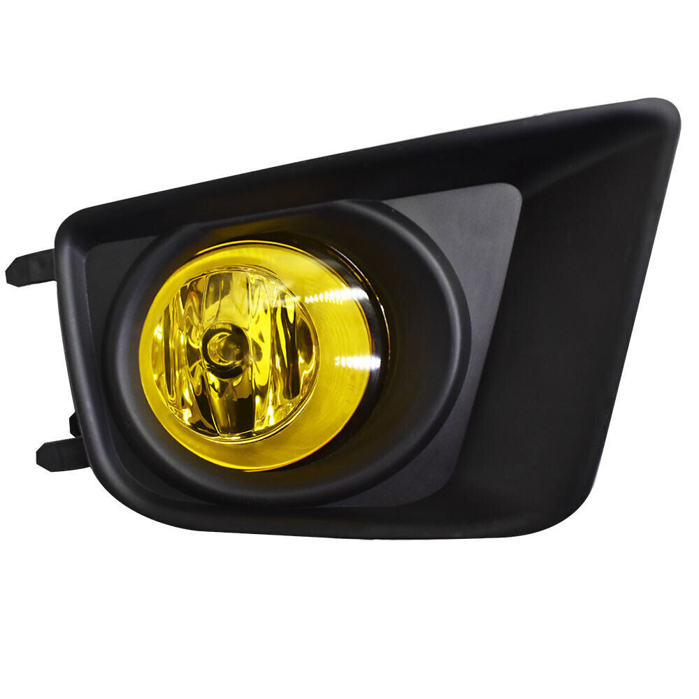LH+RH Fog lights For 2012-2015 Toyota Tacoma Replacement Upgrade Amber