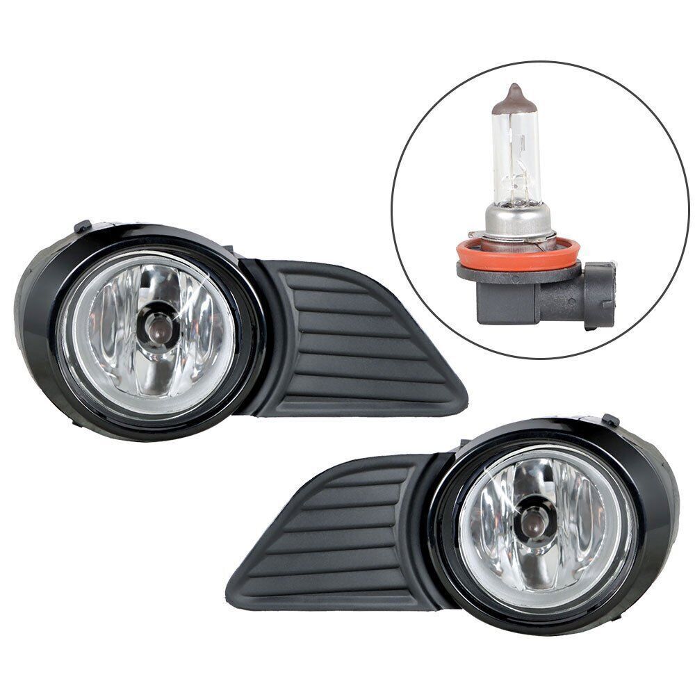 Fog Lights Driving Lamp for 2011-2017 Toyota Sienna  Switch+Bulb Clear