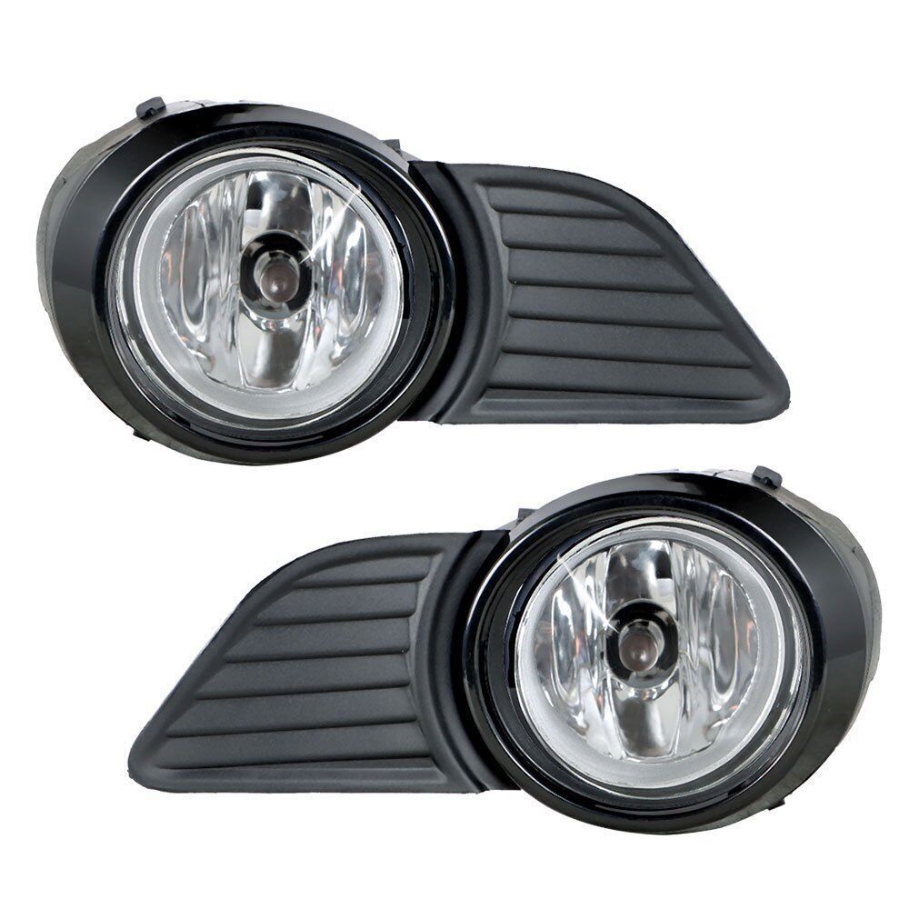 Fog Lights Driving Lamp for 2011-2017 Toyota Sienna  Switch+Bulb Clear