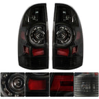Rear Left&Right Tail Light For 2005-2015 Toyota Tacoma Black A Pair LED