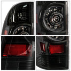 Rear Left&Right Tail Light For 2005-2015 Toyota Tacoma Black A Pair LED